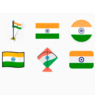 WhatsApp Stickers Indian Flag